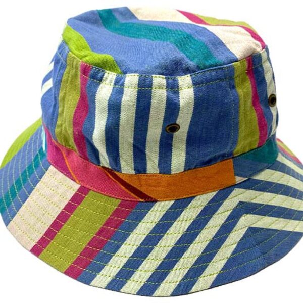 Bucket hat orienteering stripe by Decks and Stripes