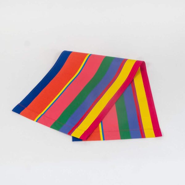 Porto Rico fabric, pink, green, blue, navy & yellow stripes by Decks and Stripes Ireland