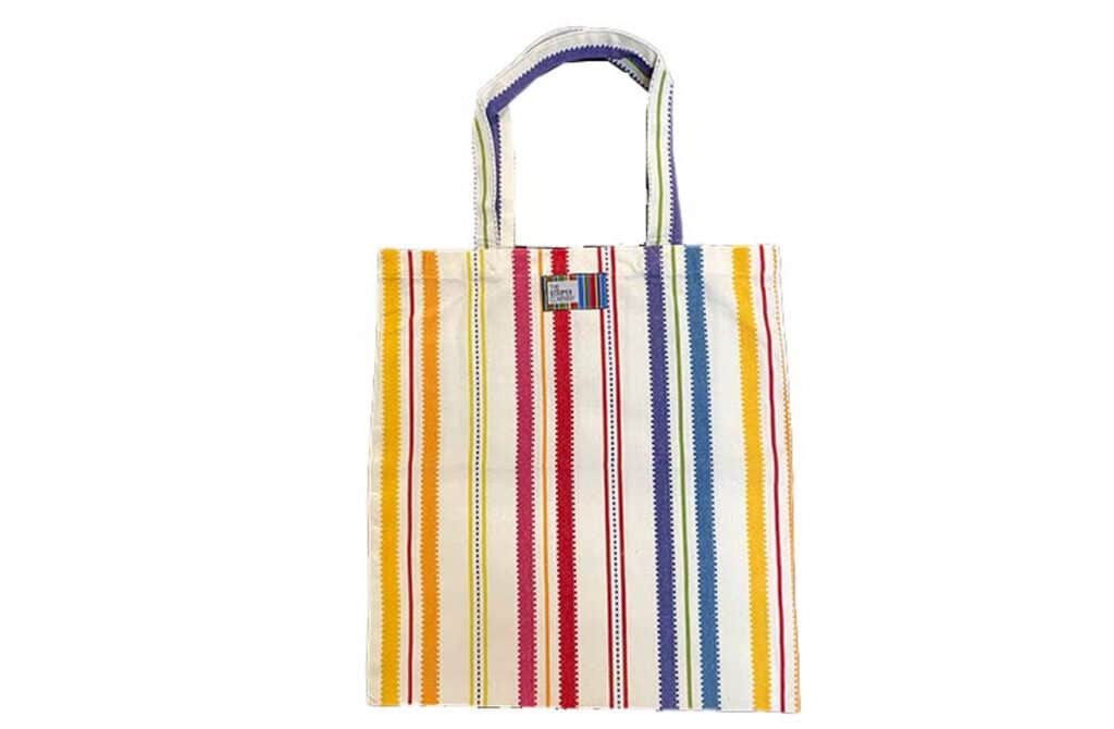 Stripe tote bags beachcombing stripe by Decks and Stripes Ireland