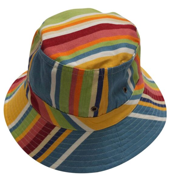 Striped hat cricket yellow by Decks and Stripes