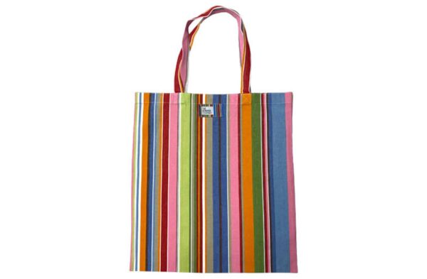 Striped tote bag baseball by Decks and Stripes Ireland